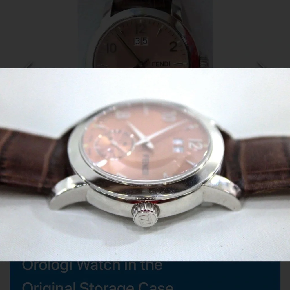 Authentic Fendi Orologi Watch with Box and COA